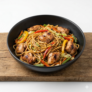 Noodles cu pui