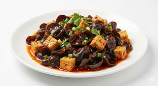 Muer con tofu secco con salsa piccante