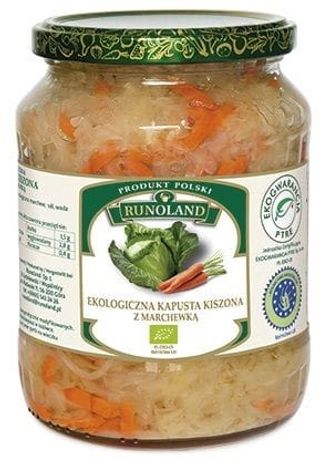 KAPUSTA KISZONA Z MARCHEWKĄ BIO 700 g (500g) - RUNOLAND