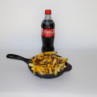 Patatas fritas con salsa de Queso y Bacon Crispy