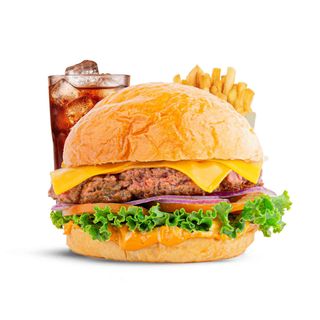 Menu beef burger 