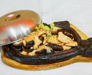 Pollo Con Hongo A La Plancha