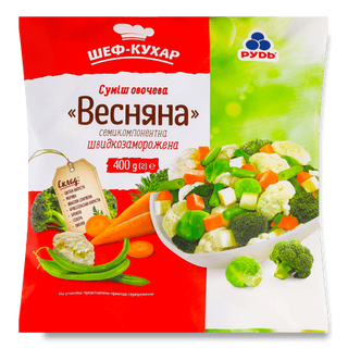 Суміш овочева Рудь Весняна 7-ми компонентна (400г)