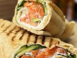 Шаурма із сьомгою