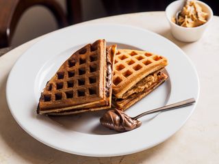 Gofre Con Chocolate