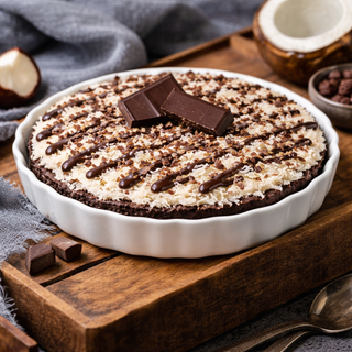 Prăjitură cu Cocos și Ciocolată