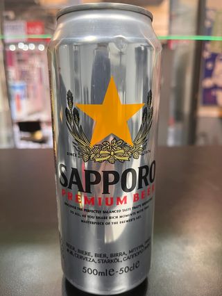 Birra Sapporo giapponese 50 cl