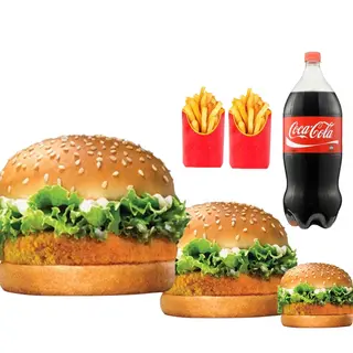 3 Hamburguesa Combo