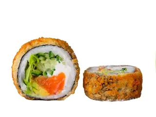 Tempura z łososiem
