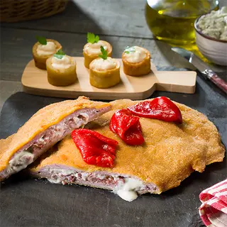 Cachopo campeón de Asturias 2016 de paleta ibérica, Cabrales para 2-3 