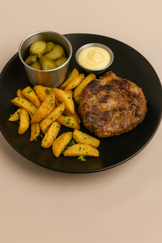 Muschi de porc cu garnitura 600g