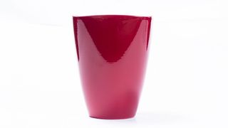 Keramička saksija za orhideju - crvena