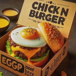Menù Egg top burger