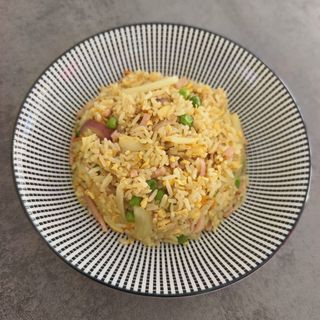 Arroz frito de casa