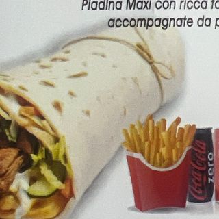 Piadina Kebab Maxi  MENU