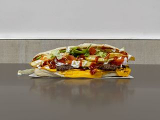 Panino con hamburger