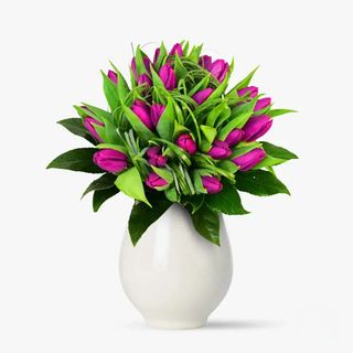 Buchet 19 lalele mov