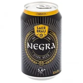 Cerveza Negra Saer Brau (330 Ml.)