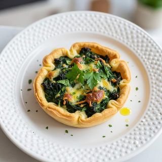 Tarta con spinaci + formaggio