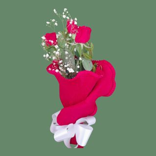 Bouquet 3 Roses Rouges