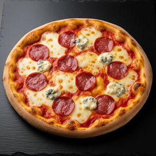 Salame e gorgonzola