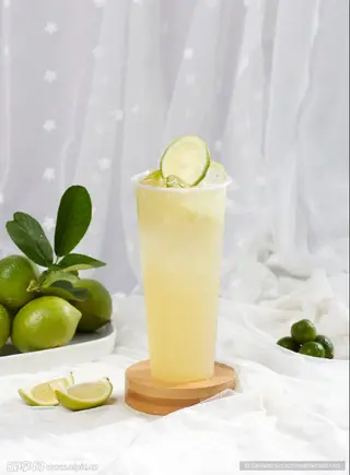 Sciroppo limone con boba