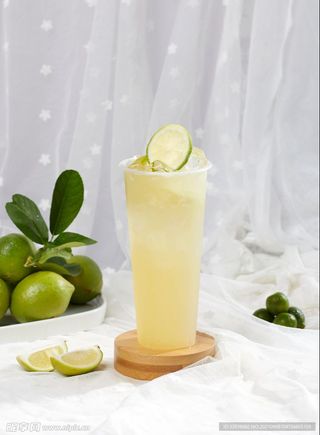 Sciroppo limone con boba