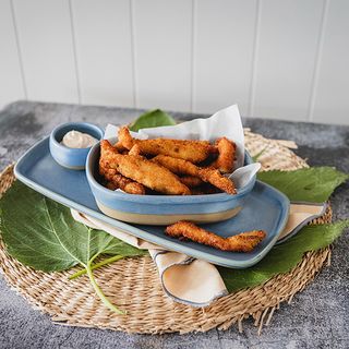 Tiras de pollo crujiente