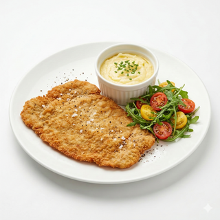 Snitel de vitel Ureche de Elefant