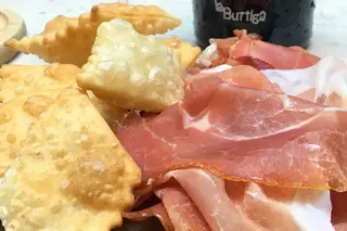 Gnocco fritto con Parma