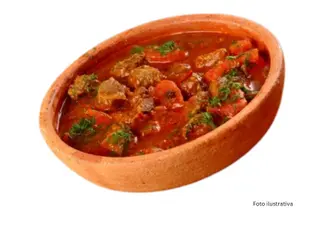 ternera con salsa picante
