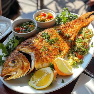 Attieké Poisson Loth Frit