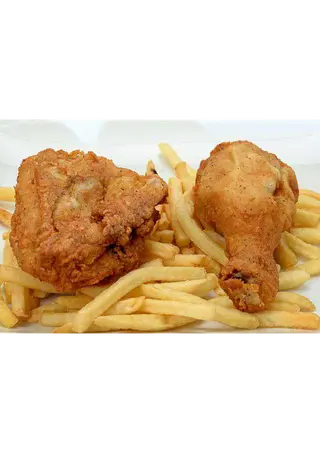 Chips & 1/4 Chicken