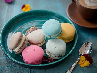 Макаронси Матча - малина