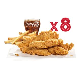 8 pc Chicken Strips Menu