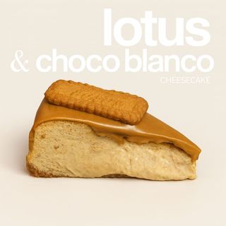 Lotus & Chocolate blanco Cheesecake