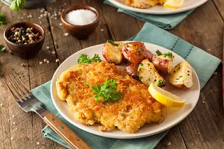 Escalope a la gorgonzola