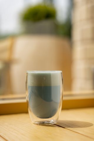 Латте матча blue