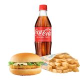 Мини пилешки бургер голямо меню