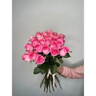 Różowa Róża 50 cm, 25 szt
