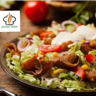 Kebab na talerzu samo mięso