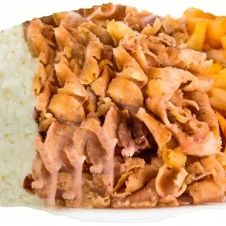 Plato Kebab con Arroz