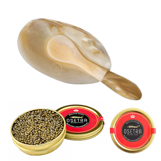 ПРОМО AEmllius хайвер от сибирска есетра BAE (100гр)+малки седефени прибори