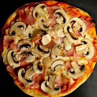 Pizza Jamón Y Champiñones (Individual)