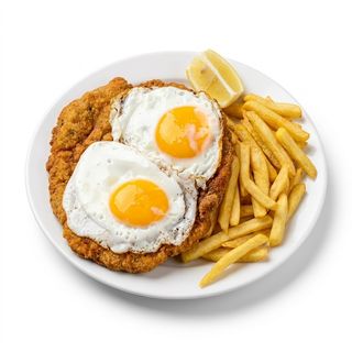 Milanesa A Caballo
