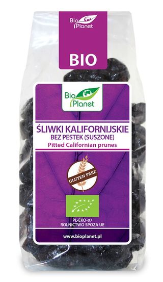ŚLIWKI KALIFORNIJSKIE BEZ PESTEK BIO 200 g - BIO PLANET
