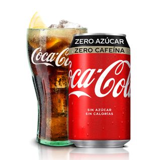 Coca-Cola Zero Azúcar Zero Cafeína lata 330ml.