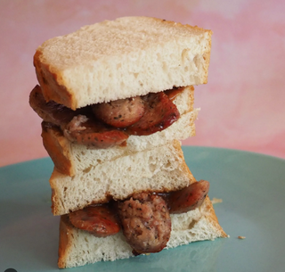 Sausages toast/sandwich