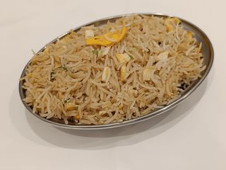 Arroz Basmati Con Huevo Frito