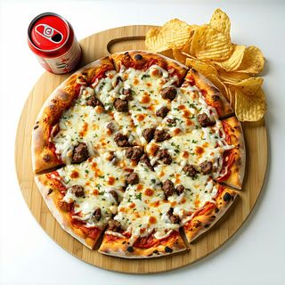Menù pizza kebap + lattina